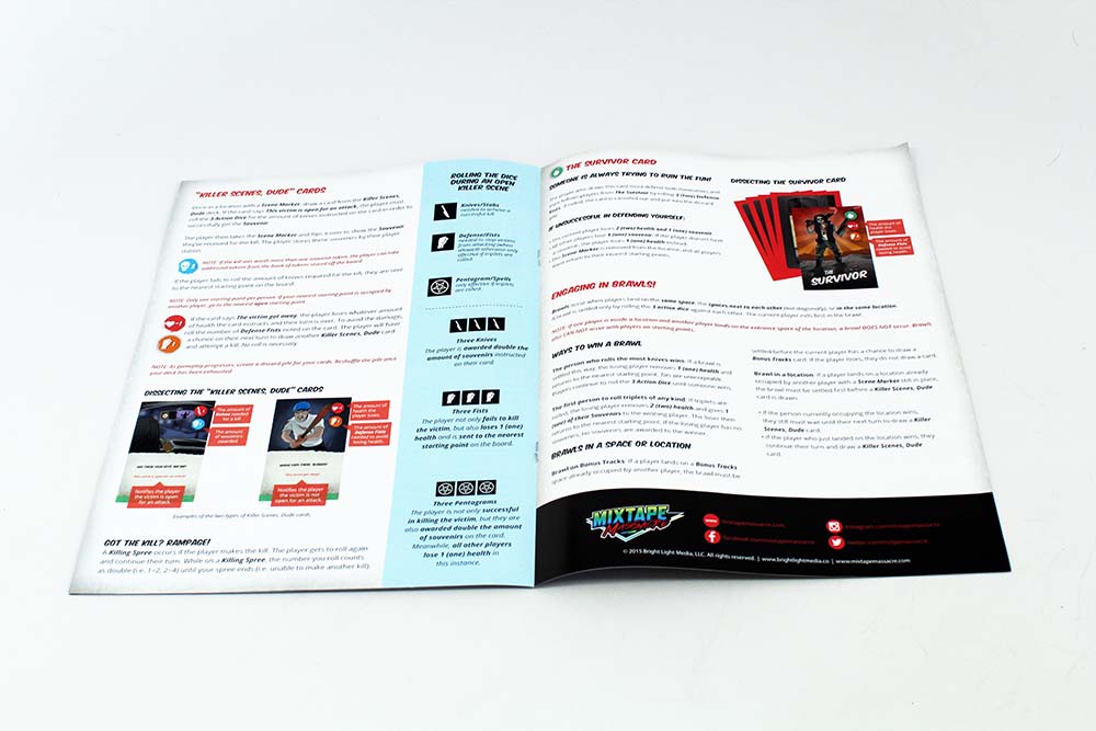 Board Game Industry Standards Rule Book Instructions