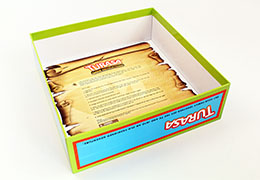 Include a printed inner liner inside your two piece box.