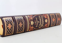Add some character to your book with horizontal raised bands along your spine.
