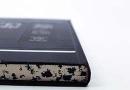 All our binding comes with standard backs. If you want a classic feel, ask for our rounded option.